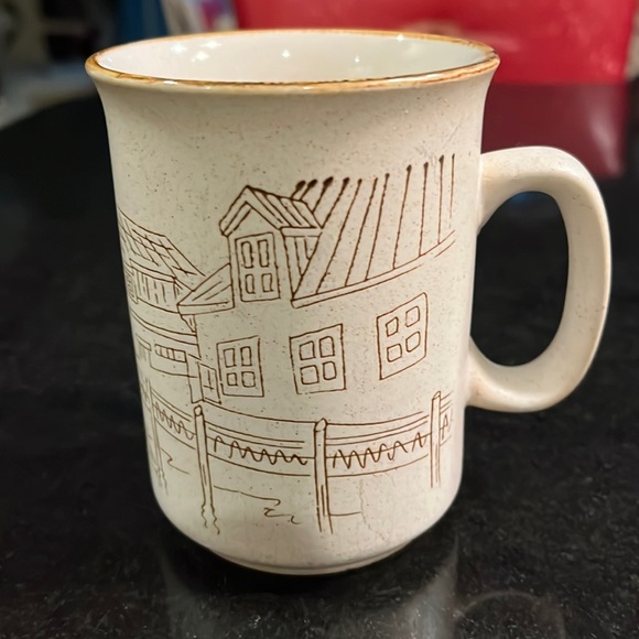 Stoneware Coffee Cup - Va Au Lave-Vaisselle Coree Collection Manoir - Picture 1 of 7